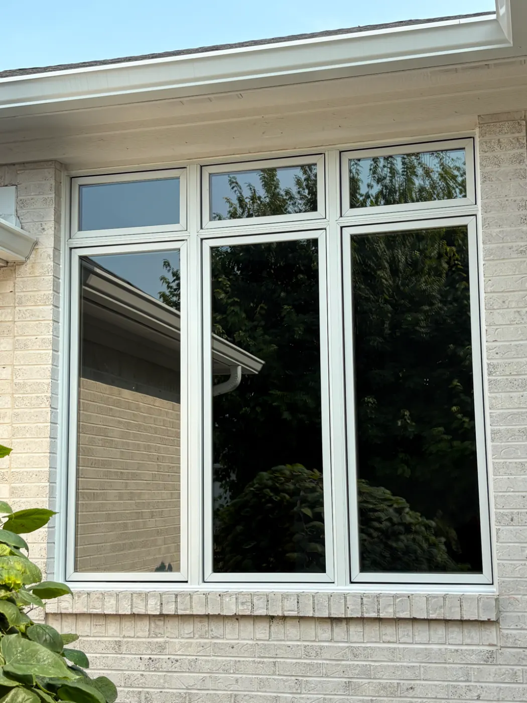 Energy-efficient windows installed in a Coverdale home